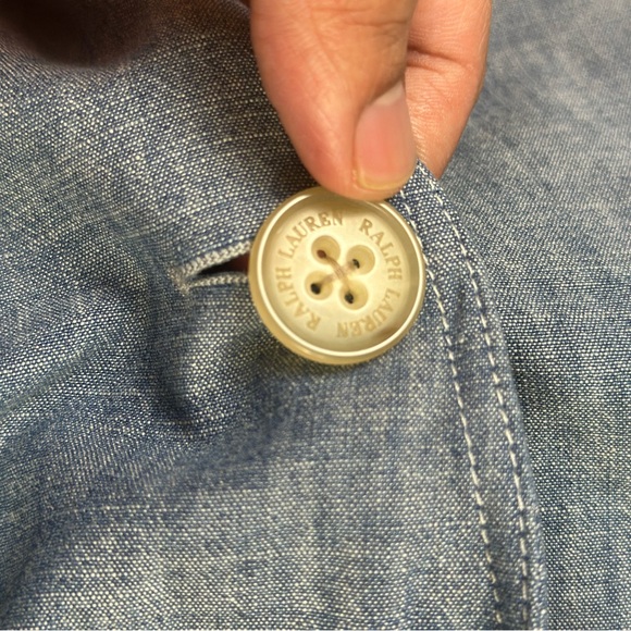 Ralph Lauren Purple Label Chambray Suit Size 4 Made In Italy - Picture 5 of 7